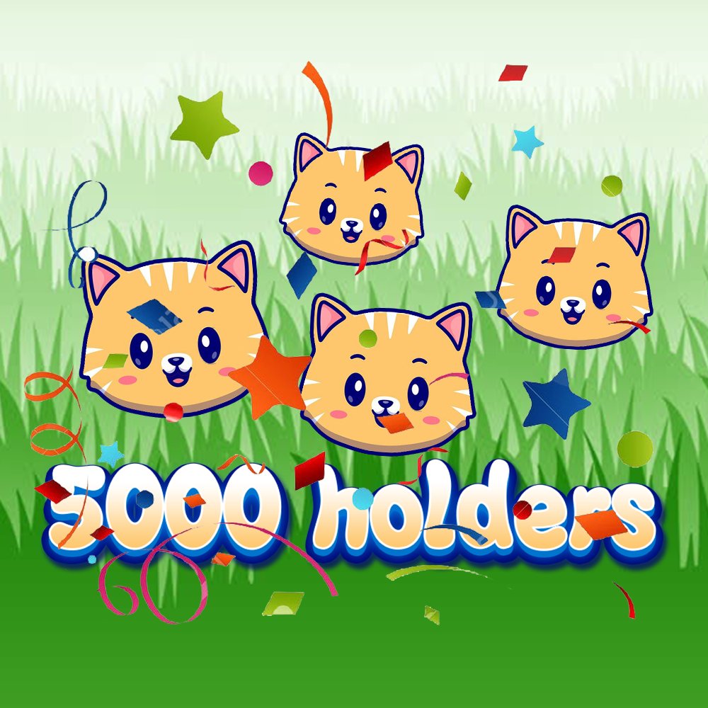 nekocoinbsc's tweet photo. We just hit 5000 holders, this is just the beginning. You'll see us everywhere soon 🐱🚀

@tommychong @BartBaker @1goonrich @dogecoin @Catcoinbsc @Shibtoken 

#NekoCoin #NekoCoinArmy #NekoCoinBSC https://t.co/d2h7FlCfjn