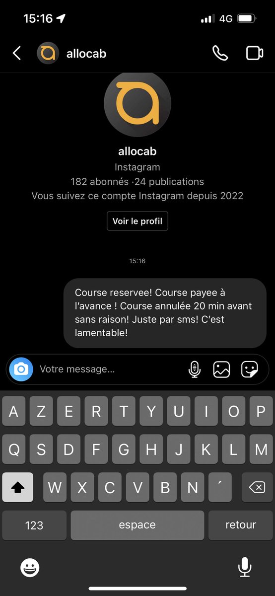 GuibertJulien's tweet photo. Compagnie lamentable! Aucun service client! Juste nul! #allocab #taxi #dgccrf @dgccrf @Allocab_Paris
J’espere que je serai à minima remboursé! Et maintenant personne ne decroche en plus! https://t.co/1LlM9tVpFD