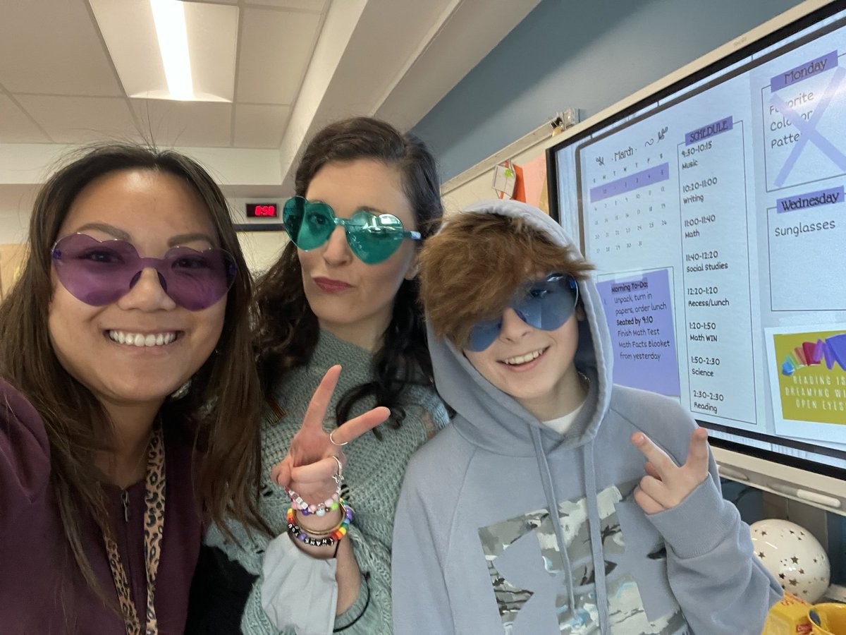 Read Across America Week in Ms. Hess’ Sixth Grade Class