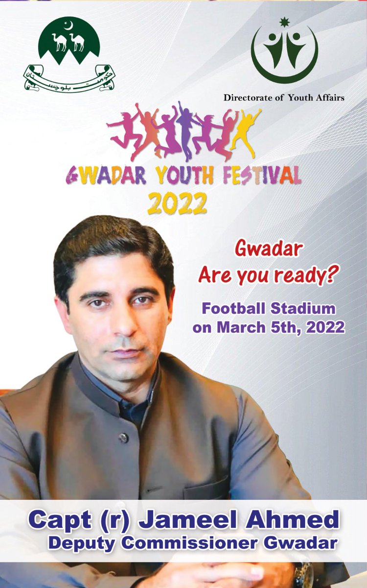 DcGwadar's tweet photo. #gwadaryouthfestival
Let's Gather in Gwadar https://t.co/xVjdFQrWTa