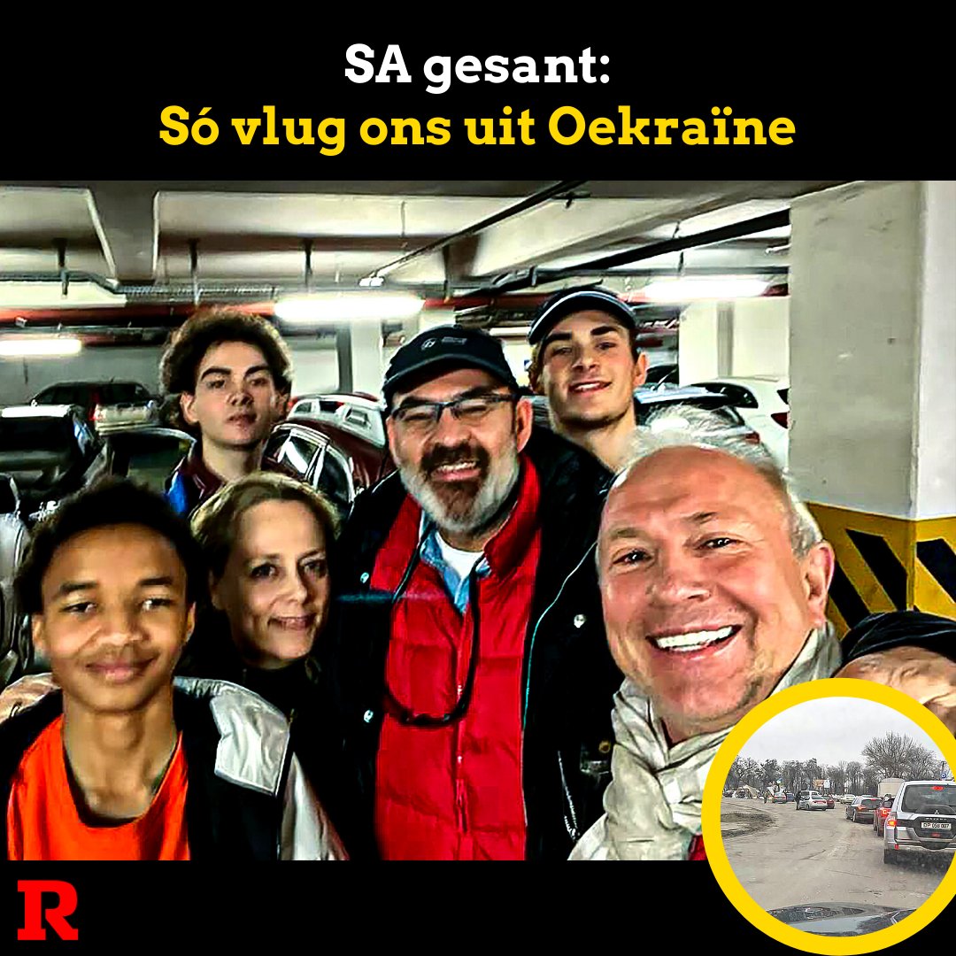 Ambassadeur André Groenewald vertel vir Hanlie Retief van sy gesin se nagmerrierit uit Oekraïne. Lees die onderhoud Sondag in Rapport. #SondagInRapport
