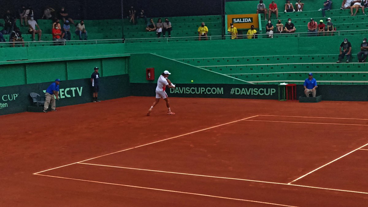 PeruanoTenis's tweet photo. #ModoDavisxTP : PERU 🇵🇪 1- 1 🇧🇴 BOLIVIA : 
Copa Davis : GRUPO MUNDIAL I - PLAYOFFS
 
Postales de la jornada de este viernes 04 en el estadio "Hermanos Buse" del Club "Lawn Tennis" en Jesús María.

Galeria completa aqui: ⬇️
https://t.co/iRWA9Lh12q

#PERBOL #CopaDavis https://t.co/xKRREZlf26