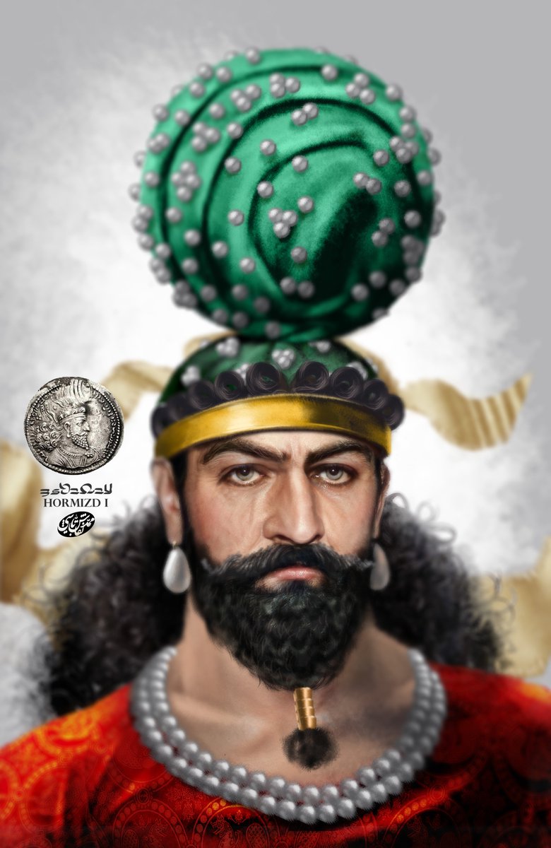 rasoulipour's tweet photo. A guesstimate of what the 3rd-century #sassanid #persian king Hormizd I could have looked like by inspecting the #coins and other #archiological finds. I have written a detailed report on this work here: https://t.co/veQnEjibfp https://t.co/09LlaA4ykQ