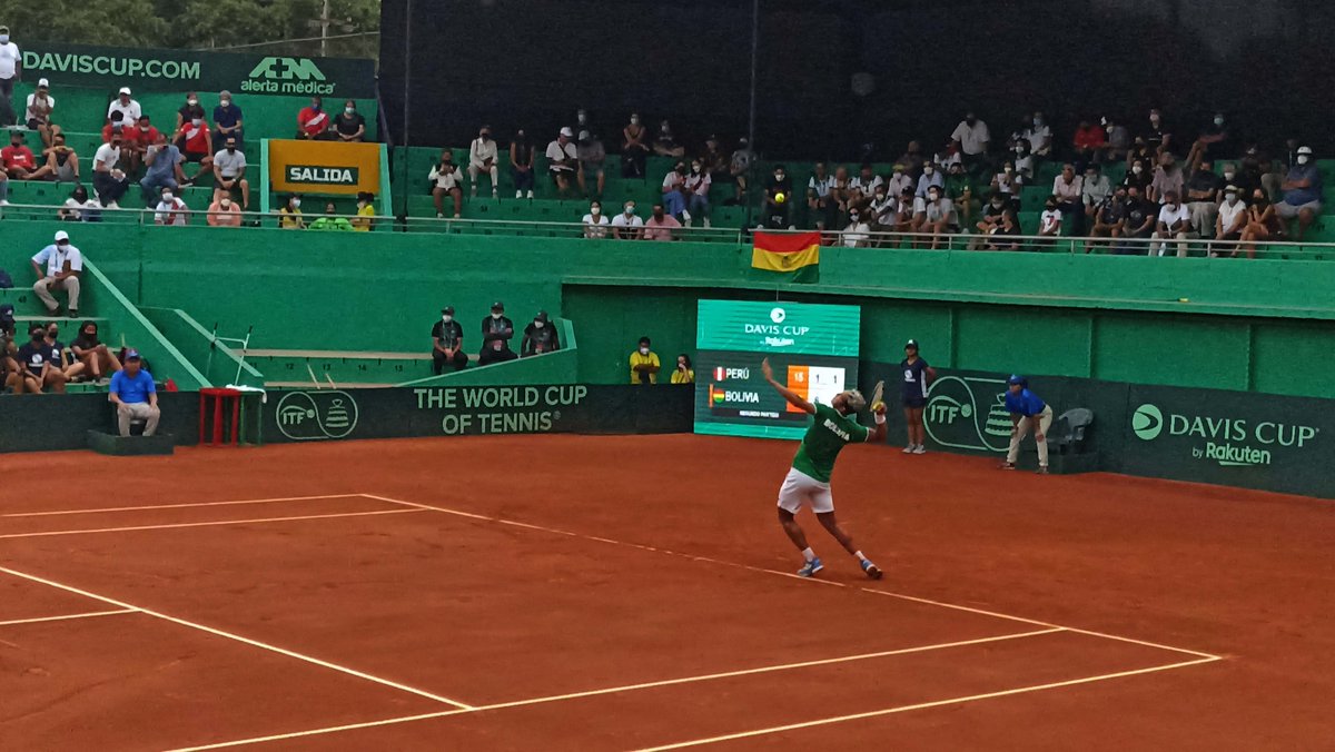 PeruanoTenis's tweet photo. #ModoDavisxTP : PERU 🇵🇪 1- 1 🇧🇴 BOLIVIA : 
Copa Davis : GRUPO MUNDIAL I - PLAYOFFS
 
Postales de la jornada de este viernes 04 en el estadio "Hermanos Buse" del Club "Lawn Tennis" en Jesús María.

Galeria completa aqui: ⬇️
https://t.co/iRWA9Lh12q

#PERBOL #CopaDavis https://t.co/xKRREZlf26