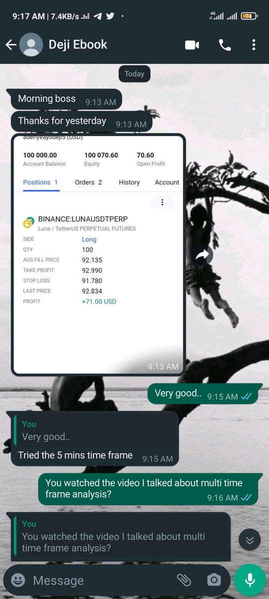 Jhoe_markk's tweet photo. Testimonies from our latest technical analysis student....joined us less than 7 days ago!!!..
#Bitcoin 
#cryptocurrency
#trading https://t.co/r7DUkZcsVy