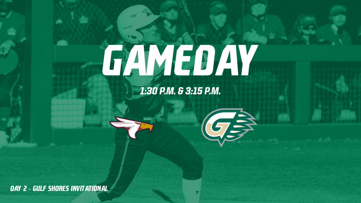 🥎, GAME DAY! 

No. 13 Central ➡️ Gulf Shores Invitational 

📍: Gulf Shores, Ala.
🆚 Texas A&amp;M Texarkana
🕘: 1:30 PM

🆚 Georgia Gwinnett
🕚: 3:15 PM

Keep up with @CMUeaglesSBB for in game updates! We will post results as soon as we receive them.
