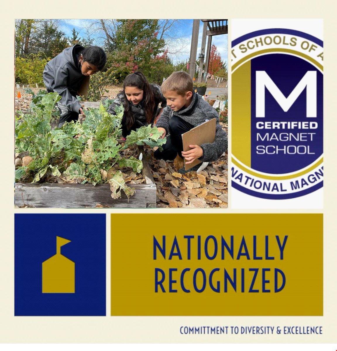 Nationally certified magnet schools provide high-quality, innovative programs that promote choice, diversity, and excellence. #CertifiedMagnetSchool