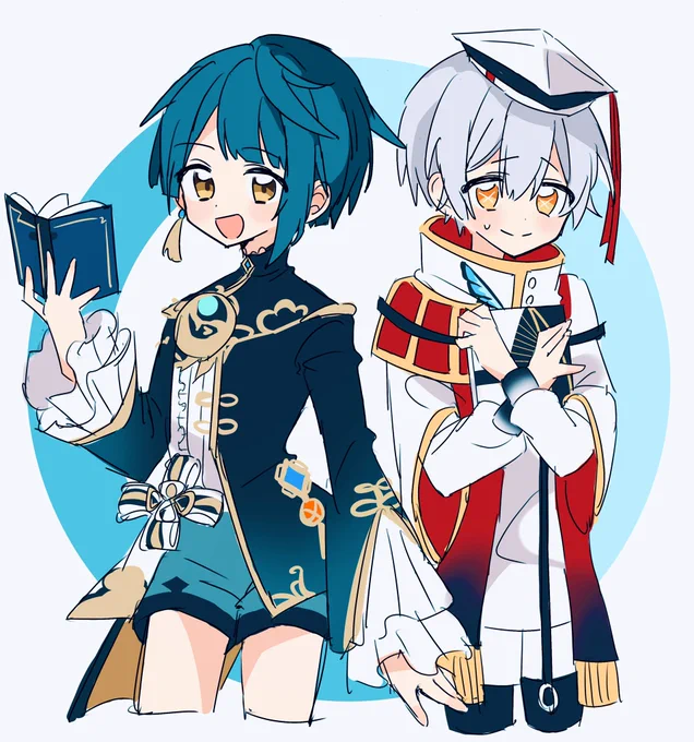 行秋とソーンくん 