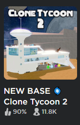 UltrawRBX's tweet photo. Wow! The latest clone tycoon 2 update is doing so well! Can't believe it's still getting this much support after 6 years 😃

Next Friday we are adding the Ice Blast planet made by @Dan_E56RBLX  and @IfyDuck https://t.co/4Mw0tf9odl