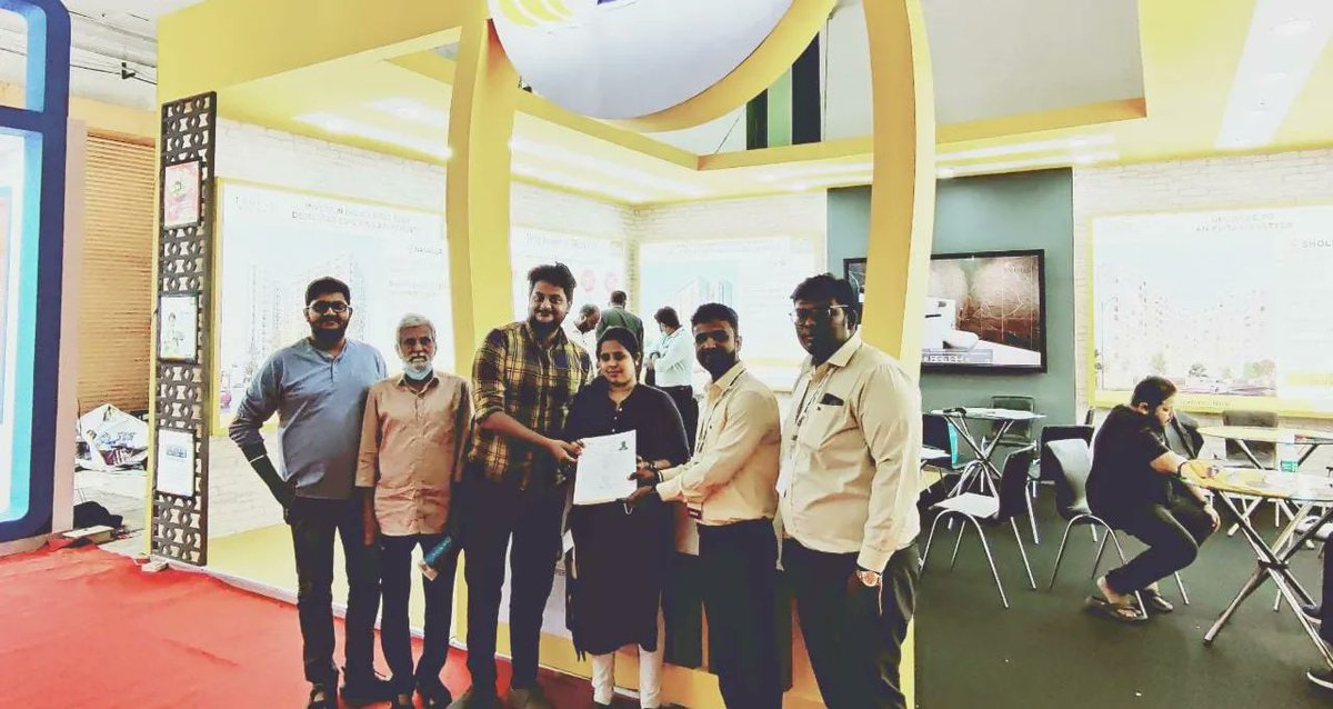 DRA_HOMES's tweet photo. We are thrilled about the response we have got on the  CREDAI FAIRPRO hosted at the Chennai Trade Centre. 

We are truly excited and happy for all our visitors. 

Our hearty congratulations and warm welcome to our new customers who booked their homes. 

#experiencenice https://t.co/8cVNe1TT5T