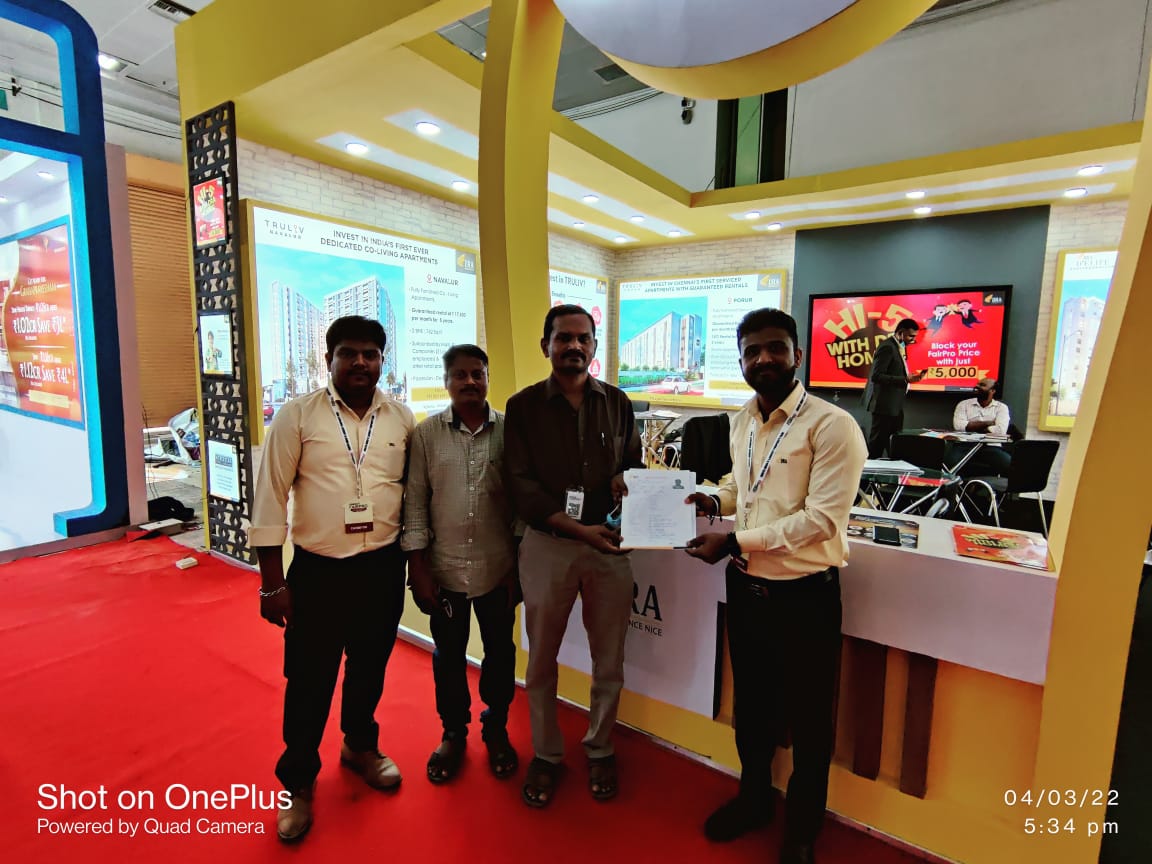 DRA_HOMES's tweet photo. We are thrilled about the response we have got on the  CREDAI FAIRPRO hosted at the Chennai Trade Centre. 

We are truly excited and happy for all our visitors. 

Our hearty congratulations and warm welcome to our new customers who booked their homes. 

#experiencenice https://t.co/8cVNe1TT5T
