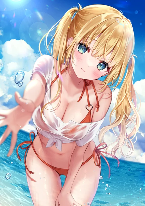 一緒に泳ご! 