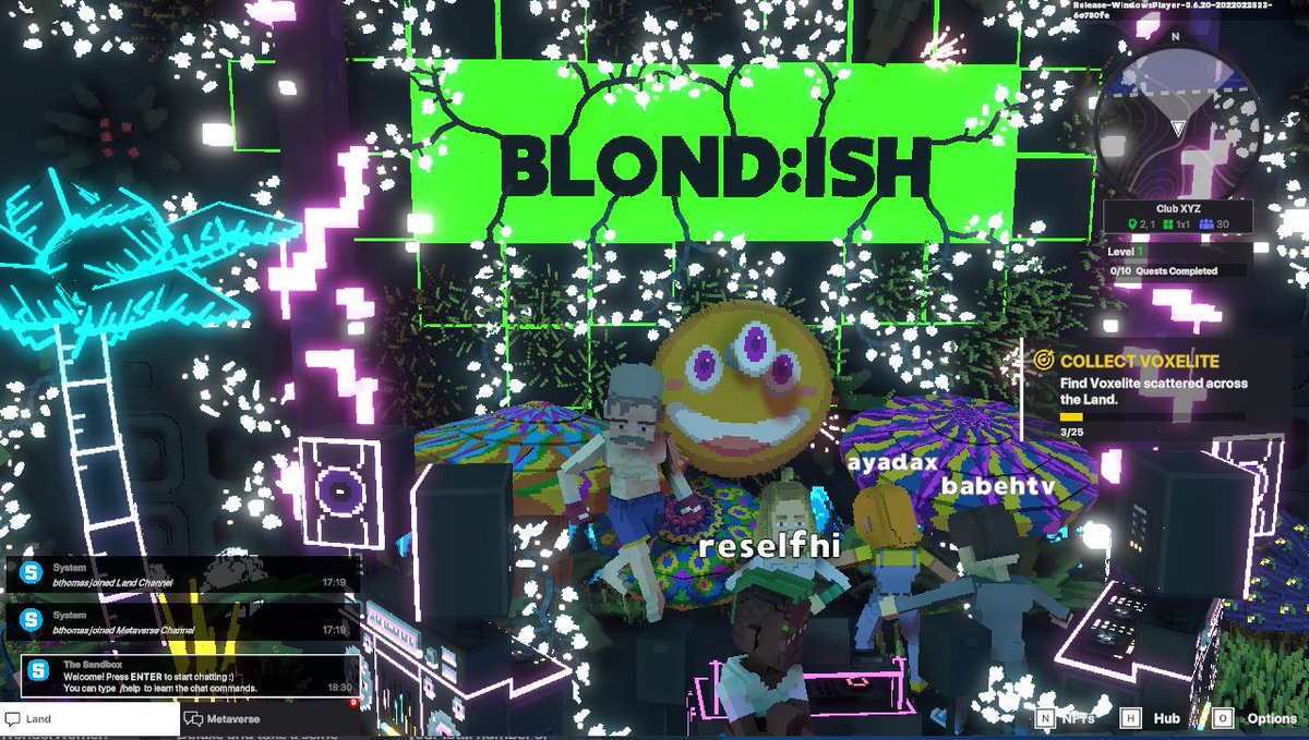 Benderthomas3's tweet photo. @TheSandboxGame @blond_ish I just participated in the daily #SandboxAlphaS2Contest for a chance to earn up to 1,000 $SAND! Day 2 - Dance with Blond:ish. Check out my screenshot below! 👇 #SandboxAlphaS2 https://t.co/ZgDHC31QA9
