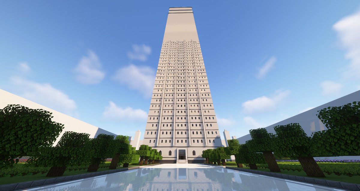 paddyral's tweet photo. セントラルカセドラル in マイクラ 完成した！
#マイクラカセドラル https://t.co/odjUMLB7bF