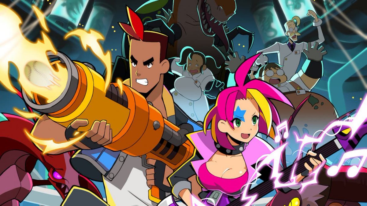 stopgameru's tweet photo. Авторы #RiverCityGirls и #Contra4 из студии #WayForward задумали перенести с #iOS на домашние платформы #Spidersaurs: https://t.co/ufESXMp295 https://t.co/VXSQMV1ANm