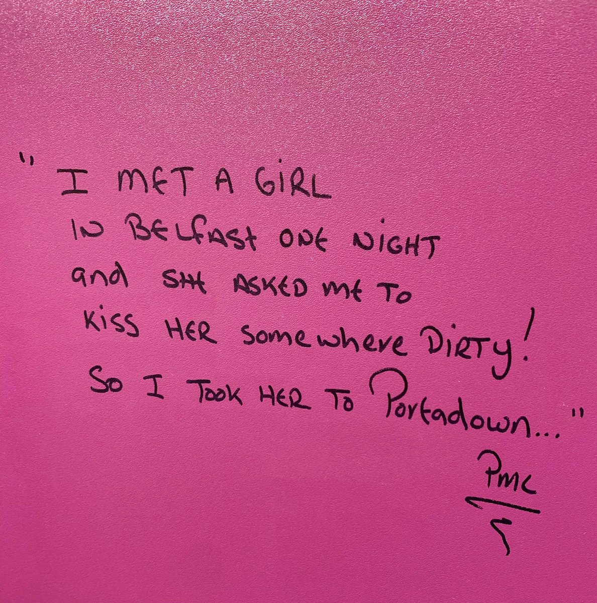 GraffitiOfNI's tweet photo. The best thing about Portadown is the road out of it… except the one that takes you to Lurgan. Could you think of a more depressing journey, Portadown to Lurgan 😅

Spotted at Central Station Toilet https://t.co/W8aKD4Gtbc