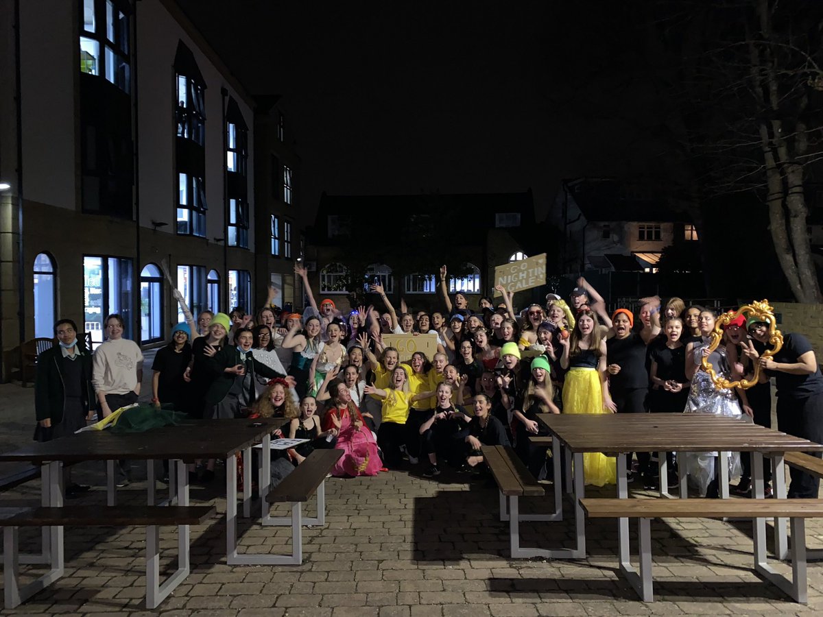 SHSNightingale's tweet photo. We are SO proud of everyone who took part in Nightingale’s fashion show performance these past two nights! Thank you so much for your effort and enthusiasm. GO NIGHTINGALE!!💛💛💛 https://t.co/3qZLOKkjUY