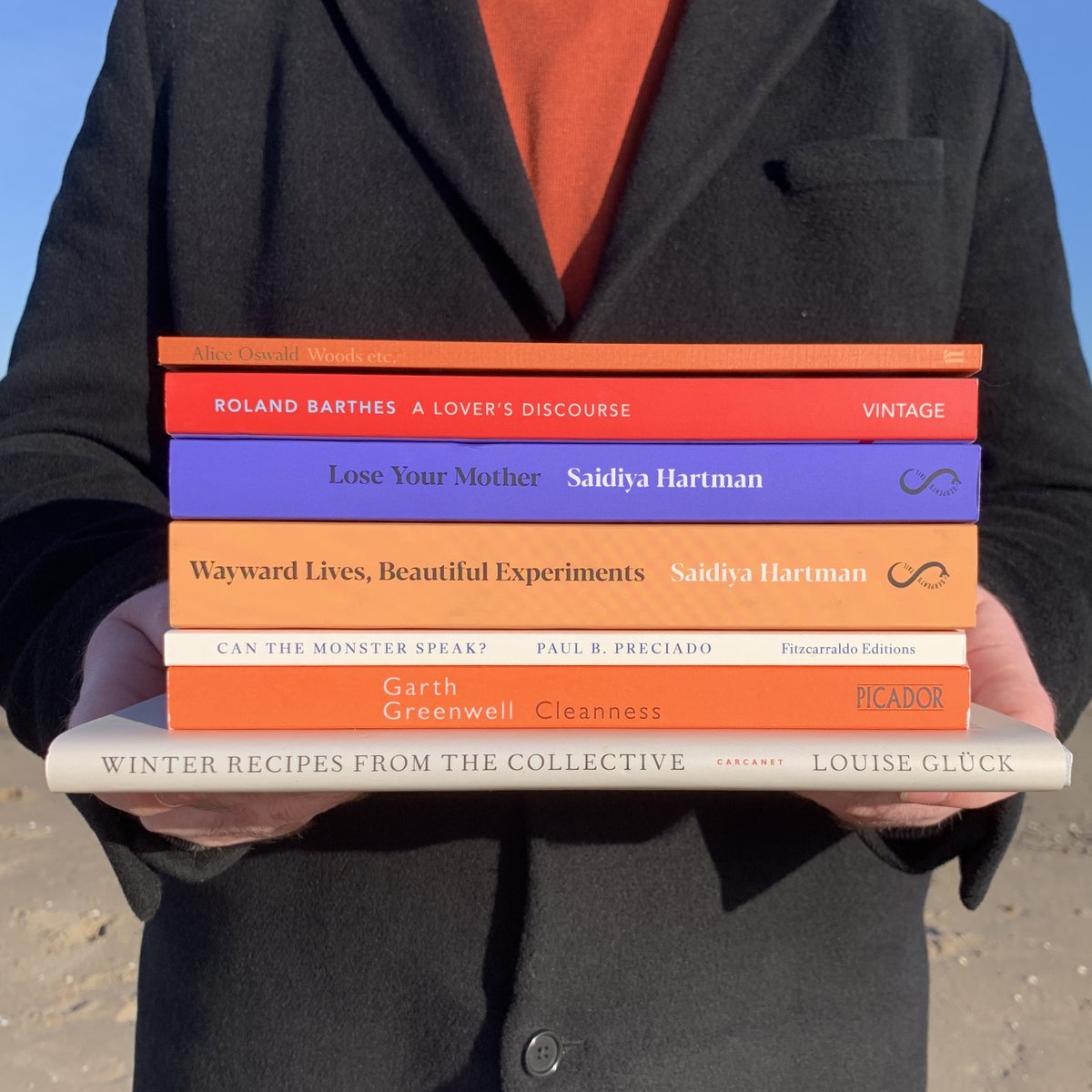 PortyBooks's tweet photo. It’s a beautiful day here in Portobello, the sun is shining and the sky is clear blue. It seems only fitting that we continue on with our Bookseller On The Beach series, featuring our bookseller Marc and his recent reads. #BOTB https://t.co/k7nFR8WjtZ