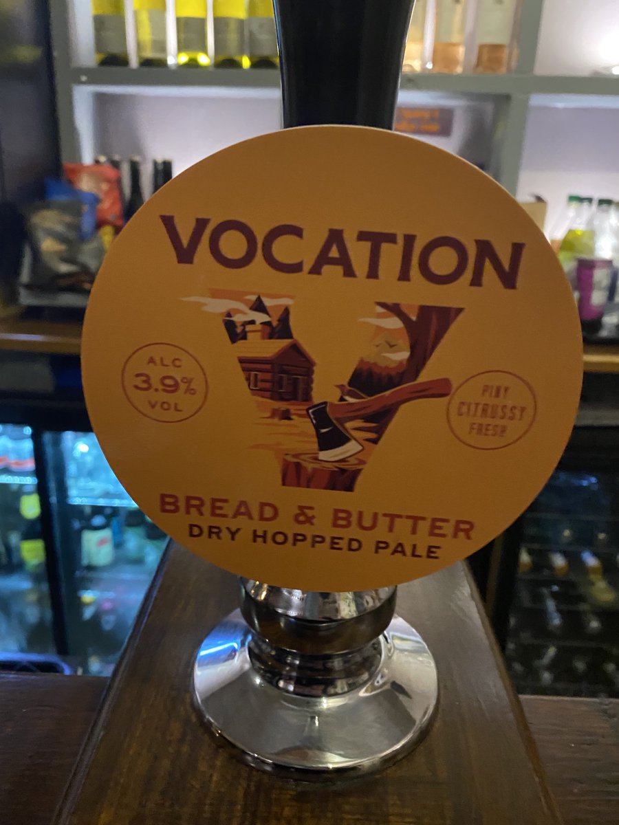 1BTap's tweet photo. New arrivals on the bar ⁦@1BTap⁩ - ⁦@vocationbrewery⁩ Bread &amp; Butter &amp; ⁦@ossettbrewery⁩ Springbok - both perfect for a sunny Saturday session #goodpeopledrinkgoodbeer https://t.co/r9wzkOVG0z