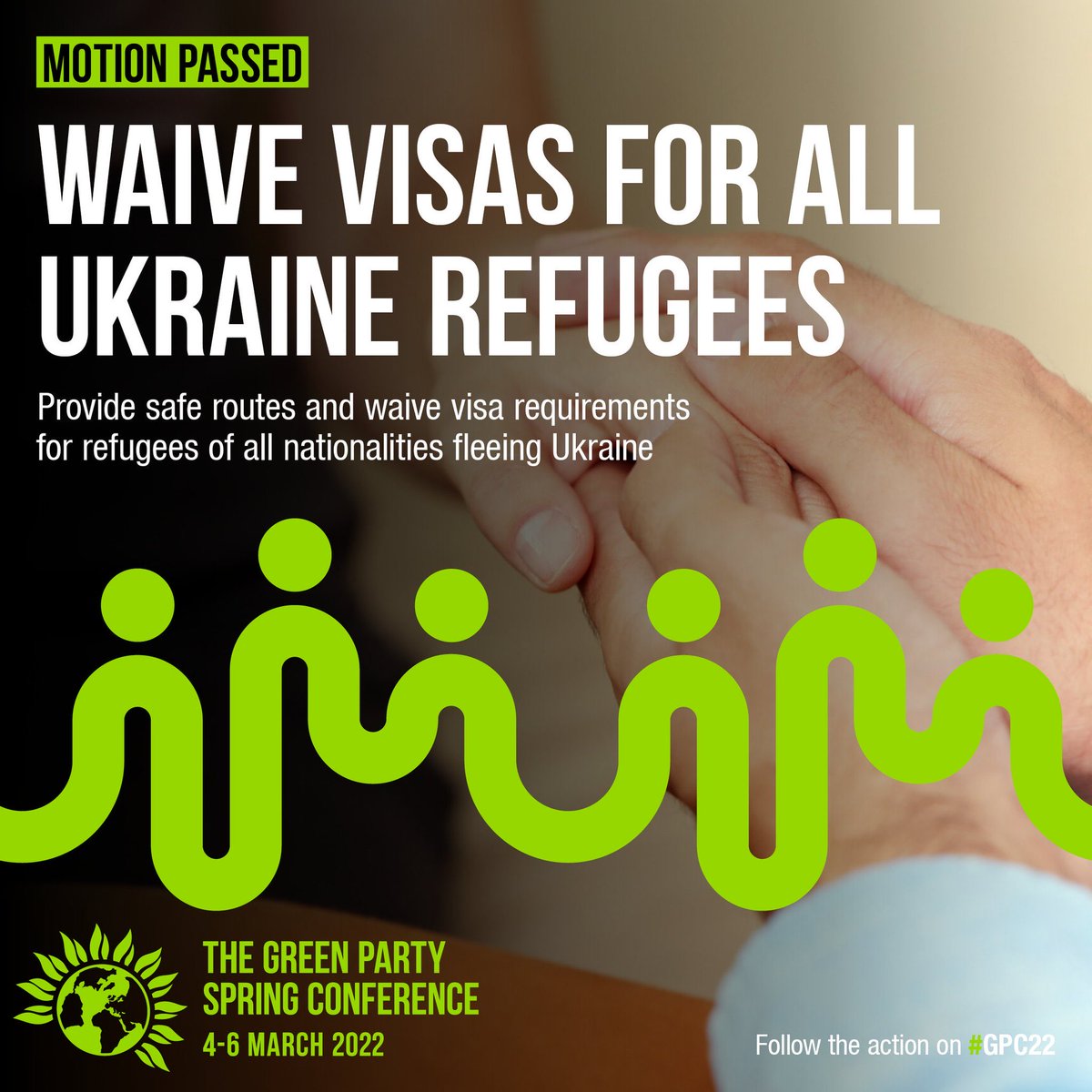ICYMI: 

🇺🇦 <a href="/TheGreenParty/">The Green Party</a> conference called on government to waive visas for Ukrainians #GPC22 

🇦🇫 At last conference we called for safe routes for Afghans to claim asylum

🇸🇾 And before we demanded real action for Syrian refugees 

We are the party that stands up for refugees