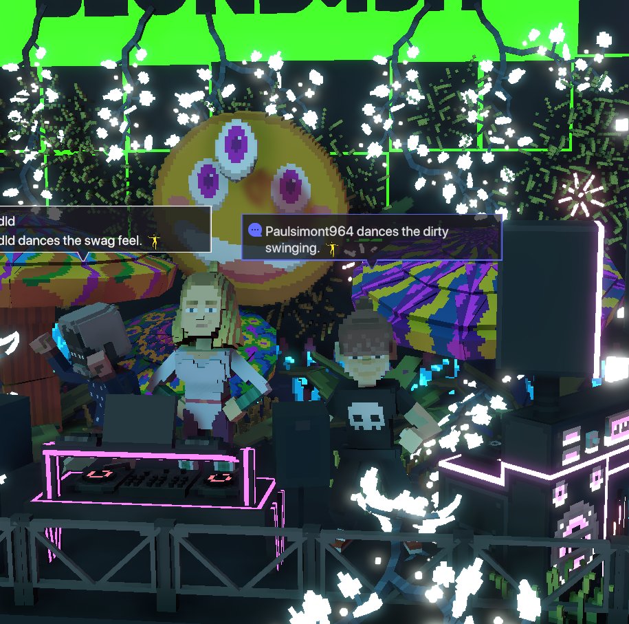 PSimont's tweet photo. @TheSandboxGame @blond_ish I just participated in the daily #SandboxAlphaS2Contest for a chance to earn up to 1,000 $SAND! Day 2 - Dance with Blond:ish. Check out my screenshot below! 👇 #SandboxAlphaS2 https://t.co/NOchmdNKLH