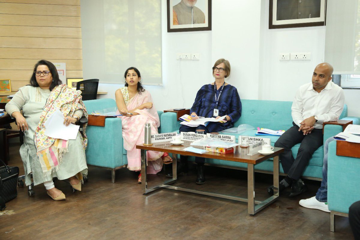 NITIAayog's tweet photo. #NITIAayog hosted the Jury round for #WTIAwards2021.

It witnessed participation from industry leaders, with their task cut out to identify and honour #WomenEntrepreneurs👩 who aim to bring transformational changes in 🇮🇳 across sectors.

#SashaktSamarthBharat #SashaktSamarthNaari https://t.co/iKX8SOBrwV