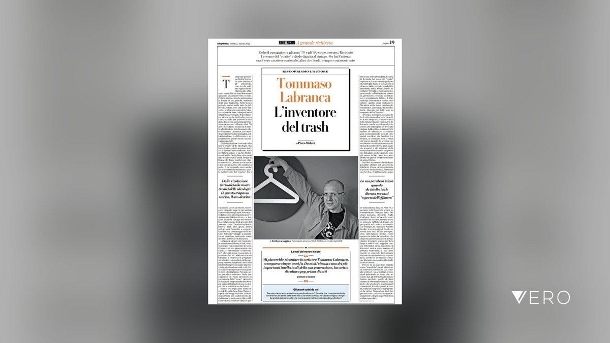 20090editore's tweet photo. Su Robinson di oggi si parla di TLa 📚✨ @ventizeronovanta # tommasolabranca #trash #neveinagosto #editoria https://t.co/gIlHPNB7IS https://t.co/L2HfaKXiiB