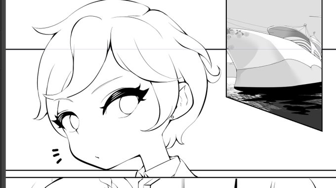 ずっと描きたいなぁと思ってた船の話、4p近々上げます。
画像はレイちゃん。 