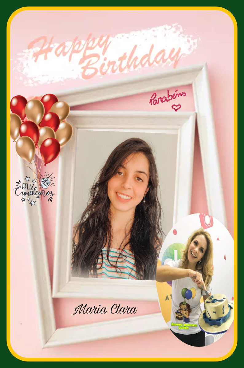 FamiLucerinaBR's tweet photo. @LuceroMexico diva linda❤️,hoje é dia de festa para sua lucerina @Maria_Clara1605 !É aniversário dessa pessoa linda por fora e por dentro!Que não mede esforços para sempre lhe ver feliz! Porfa,faça o dia dela feliz também a felicitando com PARABÉNS e BEIJOCAS 👏🏻🎂🎁🎉🎊🥳😘🥰Sim https://t.co/XKR70kAkVy