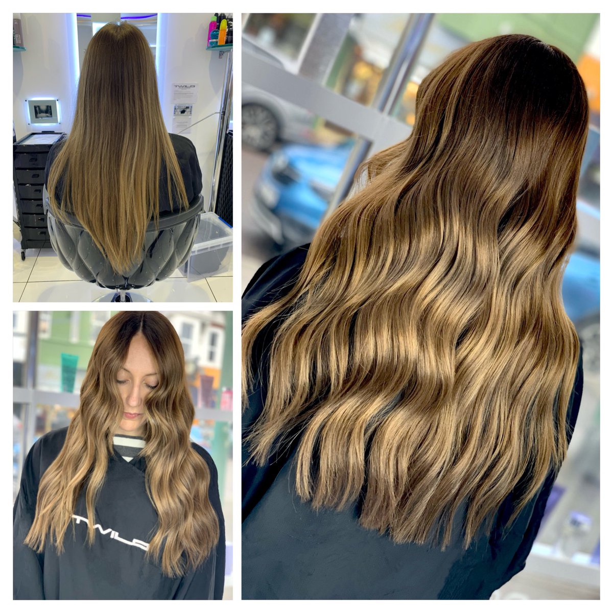 TwiloH's tweet image. | C h o c o l a t e  T o f f e e  S w i r L |   Obsessing these oh-so-shiny, flawlessly blended, healthy results of this beautiful laid-back luxe take by Hugo ♡︎

#LicenceToCreate  #BrunetteSweep  #TwiloStyle