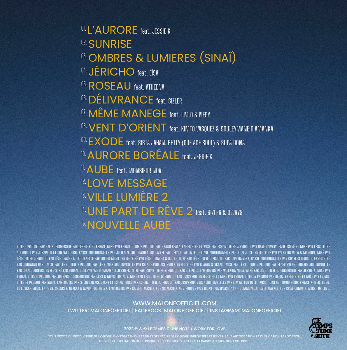 Mon nouvel album est en ligne depuis hier sur toutes les plateformes ! Belle découverte ! buff.ly/3BXzTS2 ! #malone #dunreveaunautre #nouvelalbum #jericho #workforlove #huguesanhes #musique #poesie #rapconscient