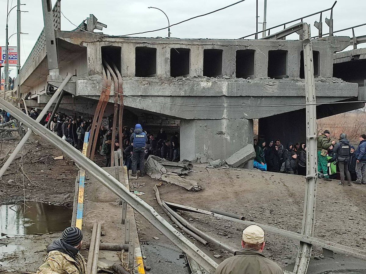 KhalilovaGulsum's tweet image. #İrpin. Tahliye