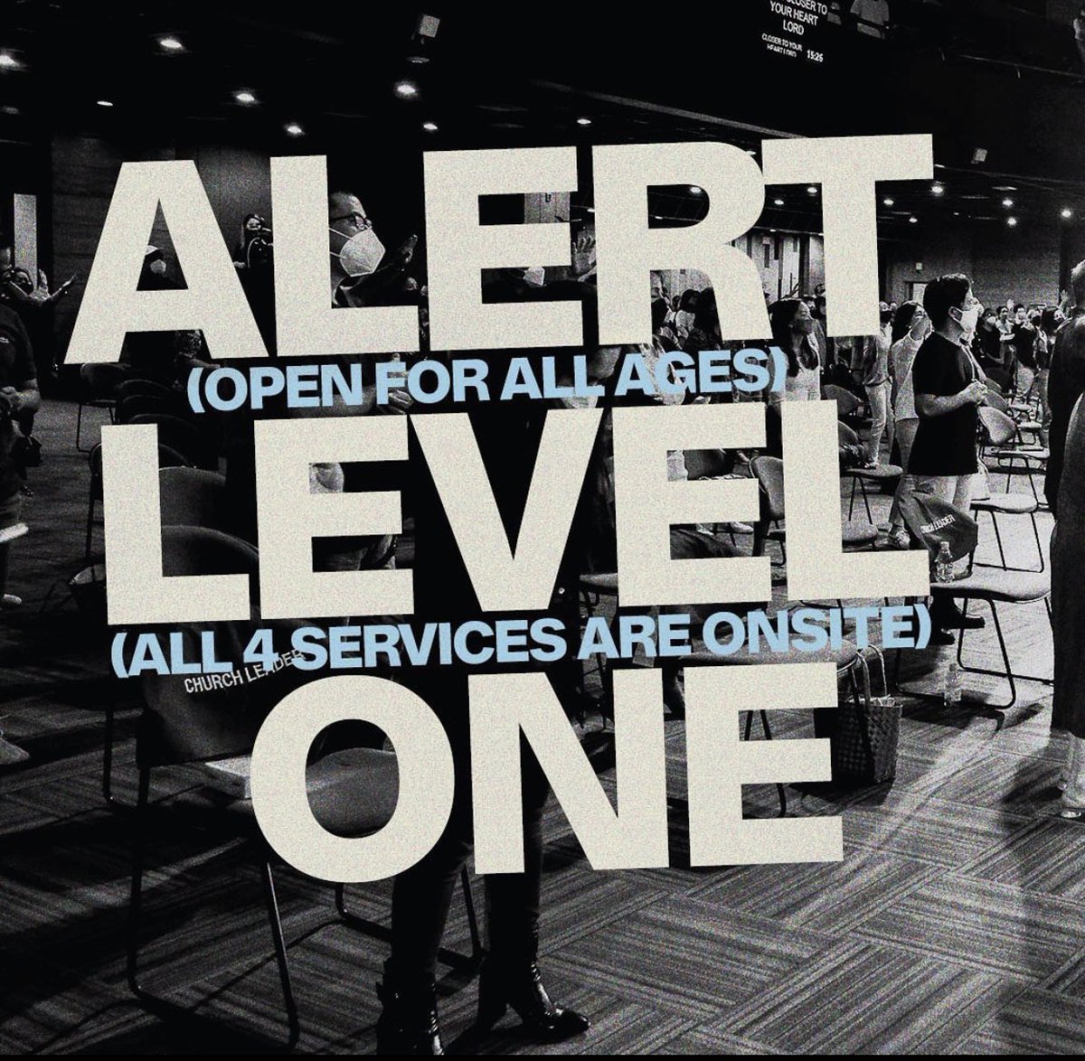 newlife_ph's tweet photo. GUESS WHAT?! Metro Manila is now on Alert Level Number 1! 📣🙌🏼 

This means:
1. You no longer need to reserve your seats! We have plenty of seats in all services!
2. You no longer need your Stay Safe app to get in! 
3. You can now bring the whole family!

#Higher2022 https://t.co/c6XPSq63QR