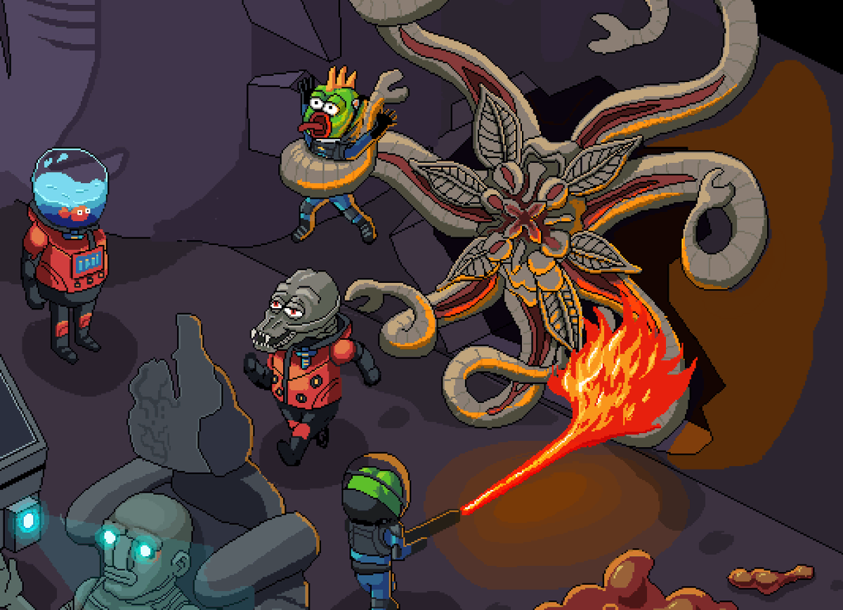 RedcodeNFT's tweet photo. 🐸PEPETHEUS🐸

When Pepe came to explore and found a new planet full of mysteries.

I hope you like it❤️
@jaggedsoft @jaggedVIP 
@Giga_Chad_Pepe
@Vince_Van_Dough 

https://t.co/sjm4Vxnxr2

#pepe #pepethefrog #PEPEnft #pepeart #pepefrog  #frogfam #JAGGED https://t.co/nGHDUFxAya