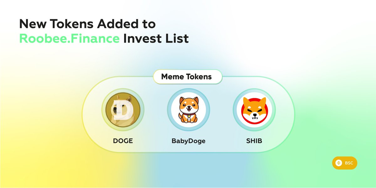 Roobee_invest's tweet photo. 🔥The following tokens have been added to the invest list on https://t.co/xYfkEbigkD #BSC 

— @dogecoin ($DOGE)
— @Shibtoken ($SHIB)
— @babydoge (#BabyDoge)

Check them out via: https://t.co/KLOf1hJ2qb📈 https://t.co/EosjVWELZC