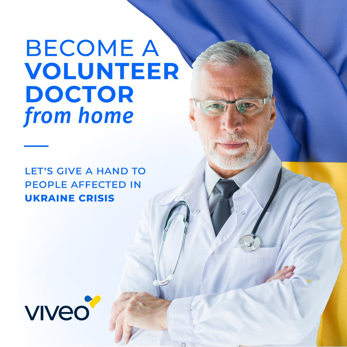 MartLaul's tweet photo. @ViveoCares Foundation has started an initiative to offer free medical consultations to Ukrainians. 🇺🇦

If you know any doctors who are willing to donate their free time, please check https://t.co/54ZNsicFWC 💛💙

#HealthcareForAll #DoctorsHelpUkraine #StandWithUkraine https://t.co/TmPPZBbpna