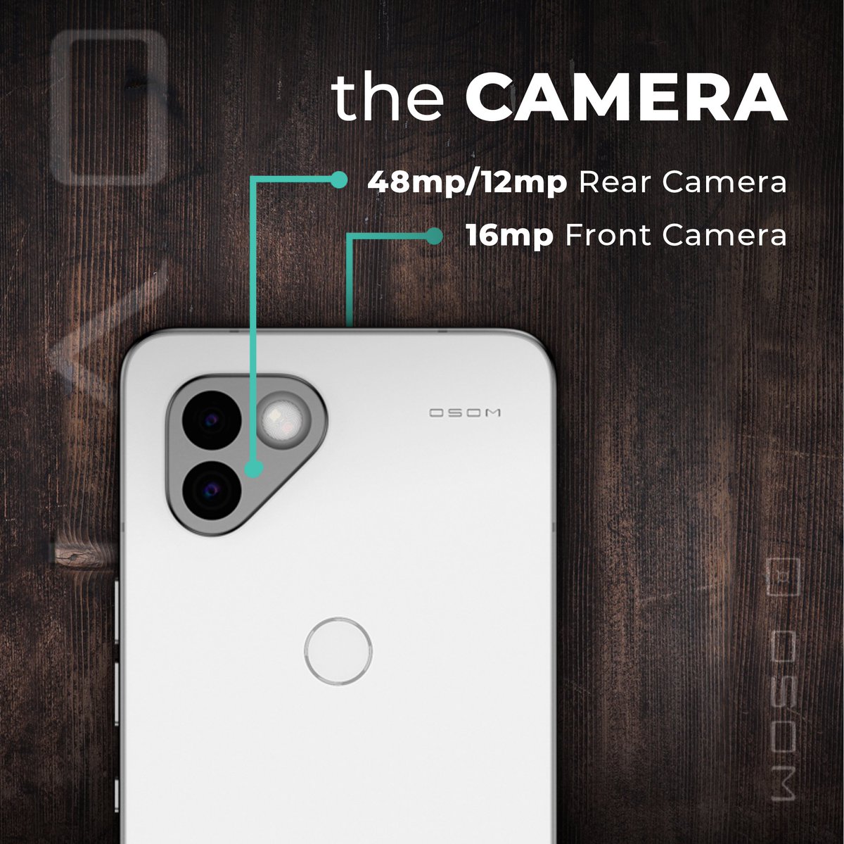 yabhishekhd's tweet image. OSOM privacy smartphone.

- Snapdragon 8 series SoC
- 48MP+12MP rear
- 16MP front
- Dual Sim
#OSOM #Android