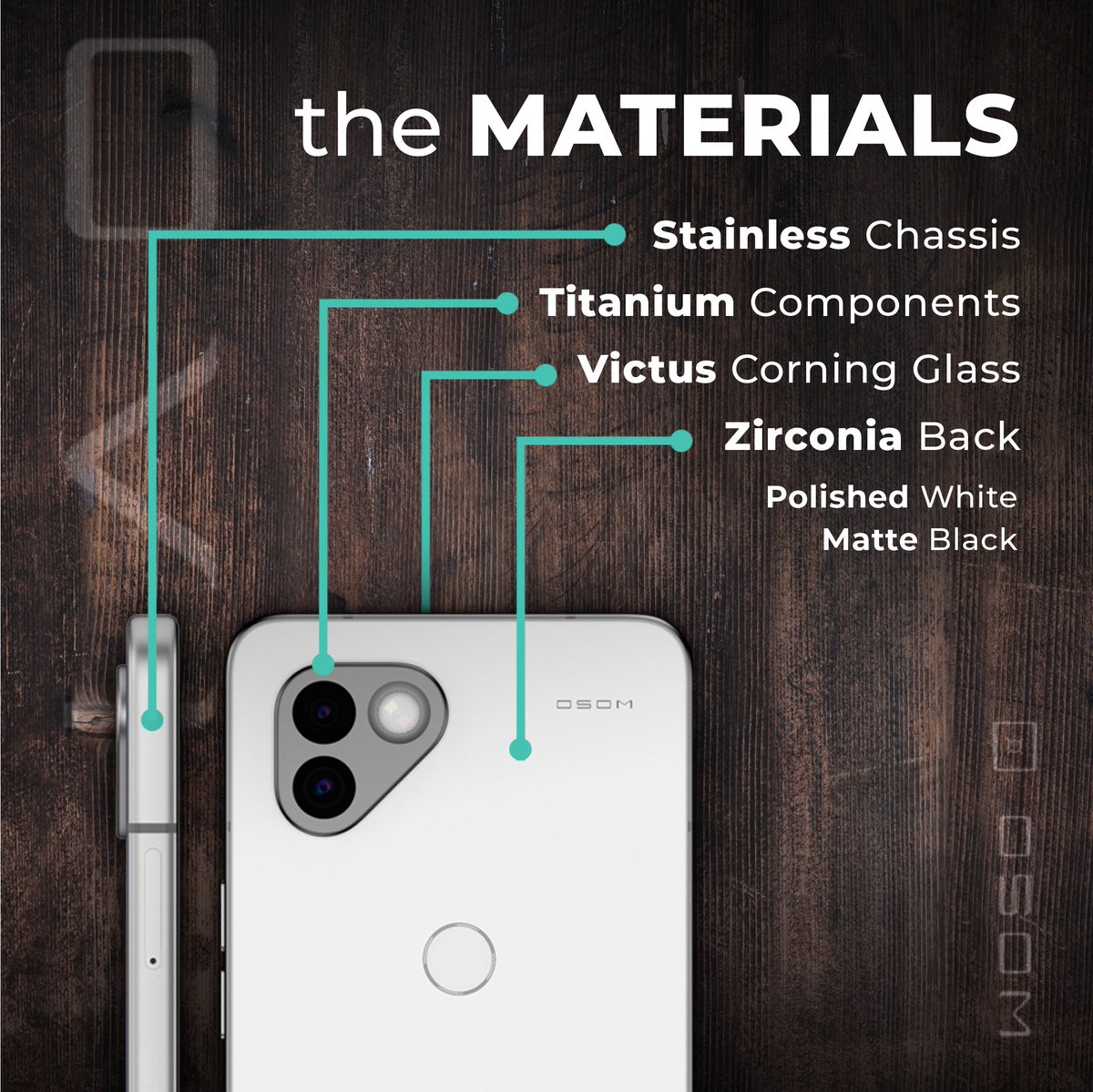 yabhishekhd's tweet image. OSOM privacy smartphone.

- Snapdragon 8 series SoC
- 48MP+12MP rear
- 16MP front
- Dual Sim
#OSOM #Android