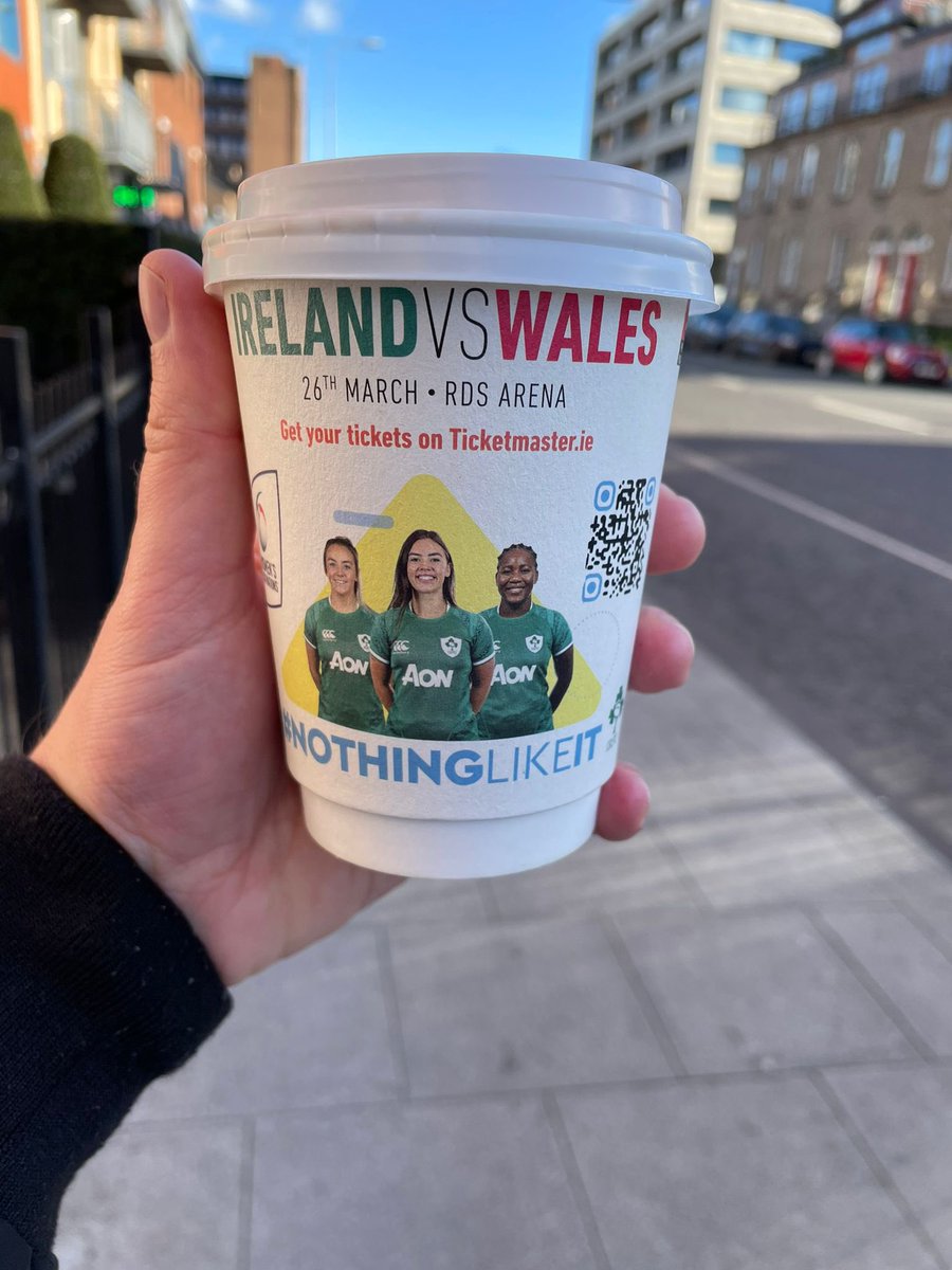 Irish Rugby (@irishrugby) on Twitter photo โ๏ธ + ๐
Get your coffee <a href="/TheArtofCoffee5/">The Art of Coffee</a> and <a href="/FoodgameDublin/">Foodgame</a> & scan the QR code for tickets to Ireland v Wales in RDS Arena in the TikTok Womenโs Six Nations! <a href="/Womens6Nations/">Guinness Women's Six Nations</a>
#NothingLikeIt
ticketmaster.ie/tiktok-women-sโฆ โ๏ธ + ๐
Get your coffee <a href="/TheArtofCoffee5/">The Art of Coffee</a> and <a href="/FoodgameDublin/">Foodgame</a> & scan the QR code for tickets to Ireland v Wales in RDS Arena in the TikTok Womenโs Six Nations! <a href="/Womens6Nations/">Guinness Women's Six Nations</a>
#NothingLikeIt
ticketmaster.ie/tiktok-women-sโฆ