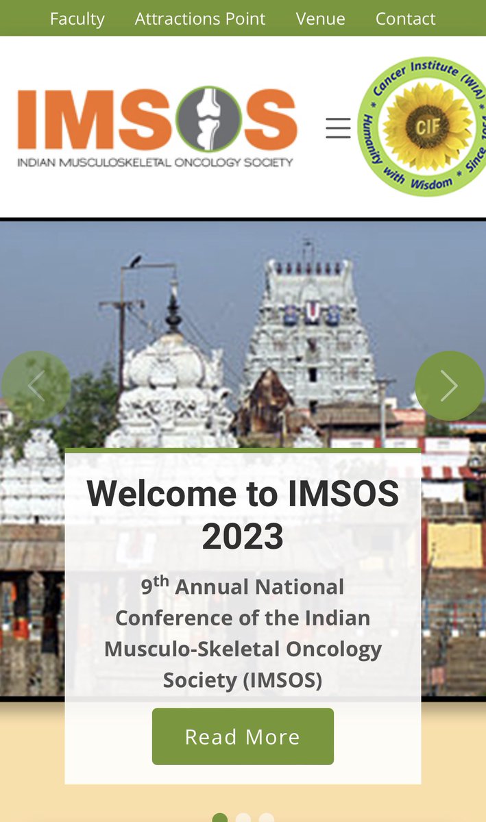 anandoncologist's tweet photo. The 9th annual meeting of the Indian musculo-Skeletal Oncology Society (IMSOS):  Chennai, 3rd -5th March 2023.

IMSOS 2022 is live now.
Avail concessional registration during this meeting till Sunday, 06.03.2022. 
 Save the date!!!!!!!
https://t.co/aXUXfNXvzD https://t.co/FpjRbNqzmK