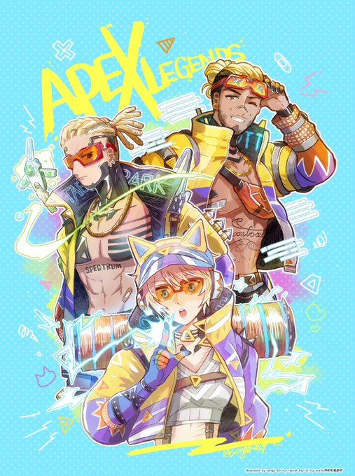 「クリプト(APEX) 複数の男性」の画像/イラスト/ファンアート(新着)｜2ページ目