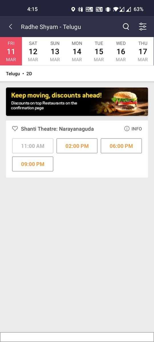 UrsTarak9999's tweet photo. #RadheShyam 🔥🔥🔥🔥 
Morning show Housefull 
Hyderabad bookings #Narayanaguda https://t.co/O8OYhort00