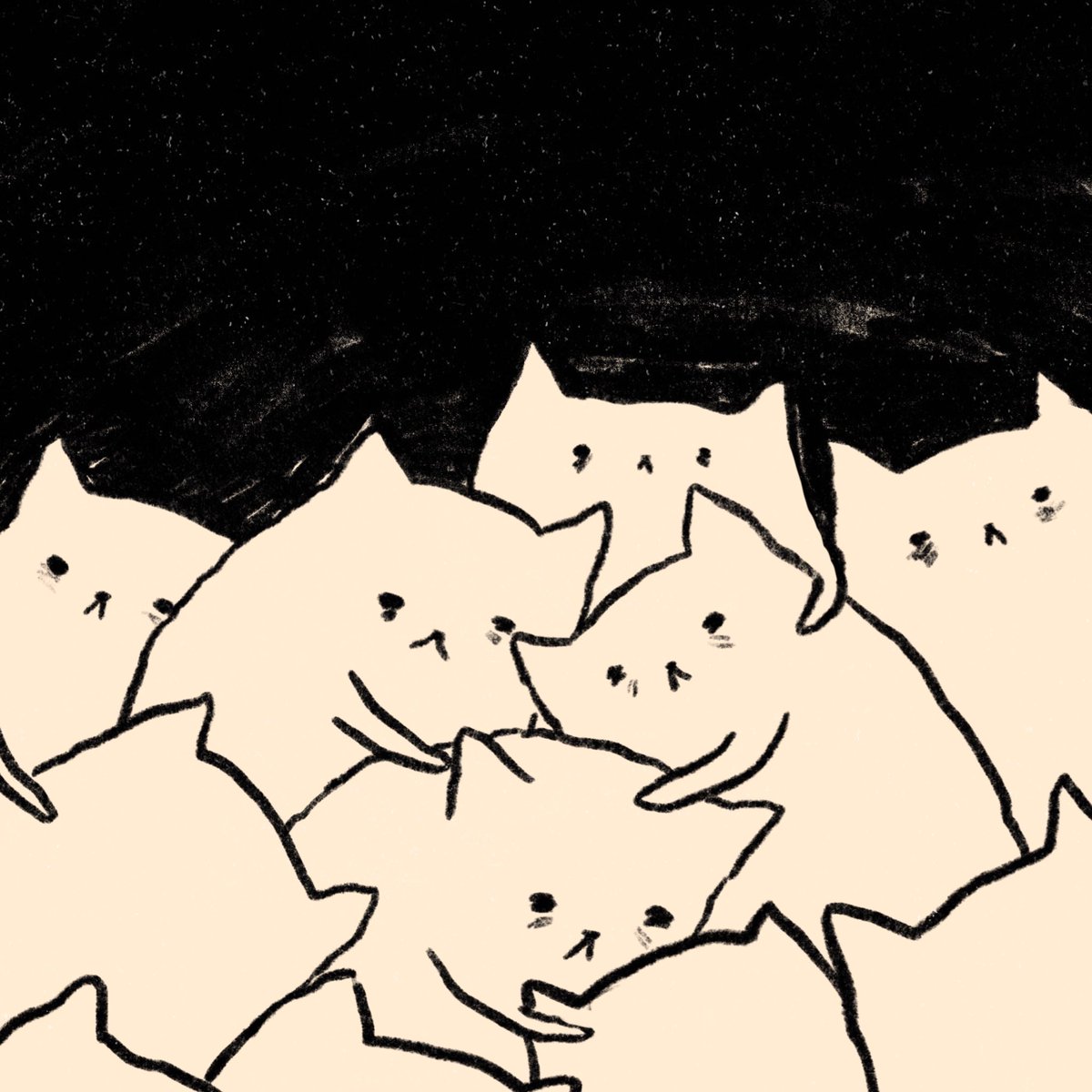 titsay's tweet image. when you're all sad and tired—but you have each other