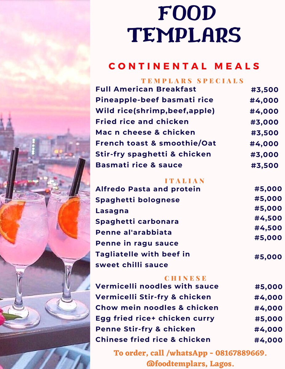 Bruvee's tweet photo. New Menu Alert ⚠ ⚠
.
Meals available to order daily.
.
Scroll through thread for complete menu, food photos and options.
.
Send a DM to @foodtemplars or WhatsApp https://t.co/YkfeREBuQF to place orders 😊❤️ https://t.co/CPgTezcyZm