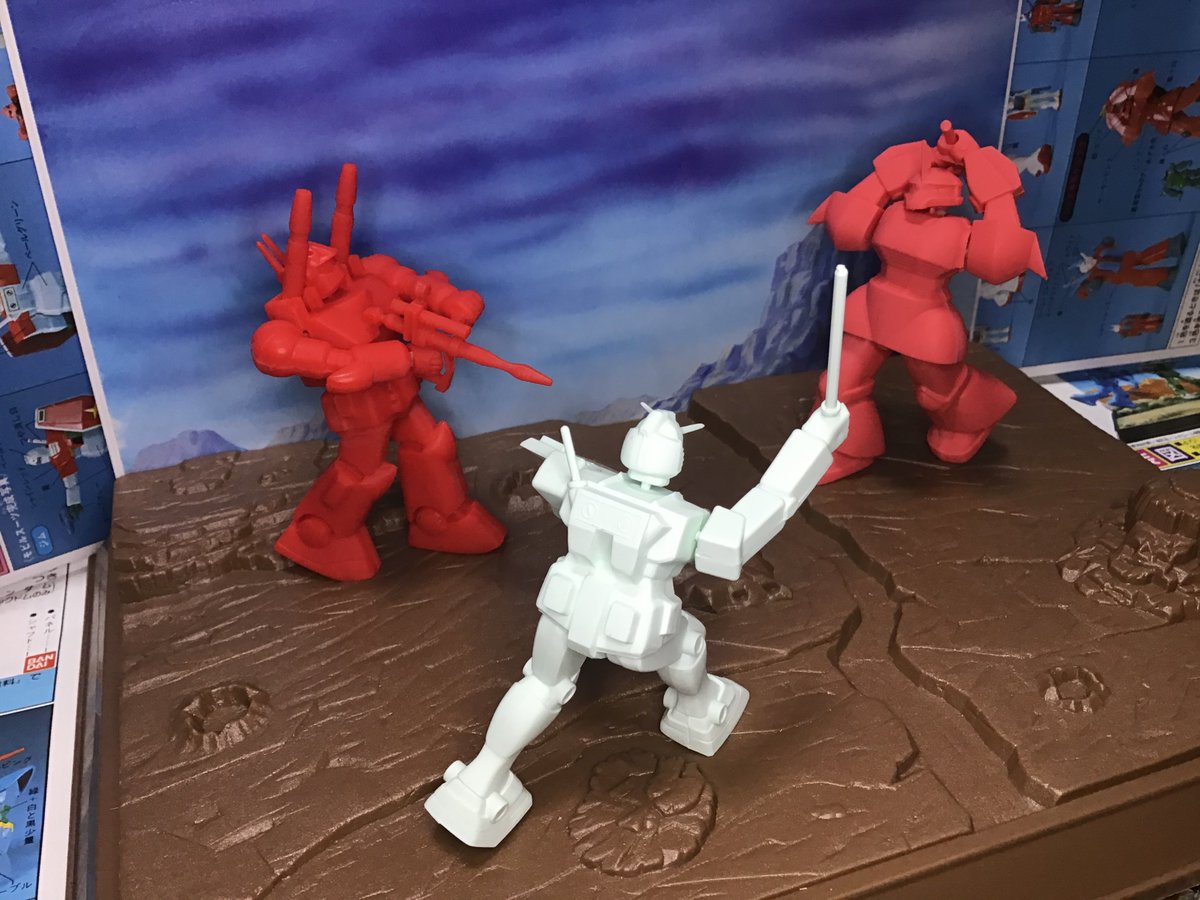 当時物 ガンプラ 旧キット 情景模型 1981年