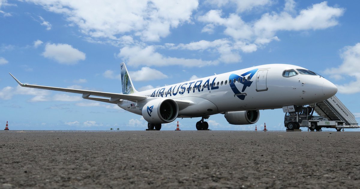 flight_report's tweet photo. [Flight-Report présente] On vous emmène ce mois-ci découvrir #AirAustral, La compagnie 🇫🇷 de lancement de l'A220 et du 787!

#AirAustralExperience #PaxEx

CDG-RUN (77W) ➡️ https://t.co/5bdEgmZbpd
RUN-DZA (223) ➡️ https://t.co/FaIezbiJUZ
DZA-CDG (788) ➡️ https://t.co/8SK0tNW3Gq https://t.co/LP8BRjd8mG