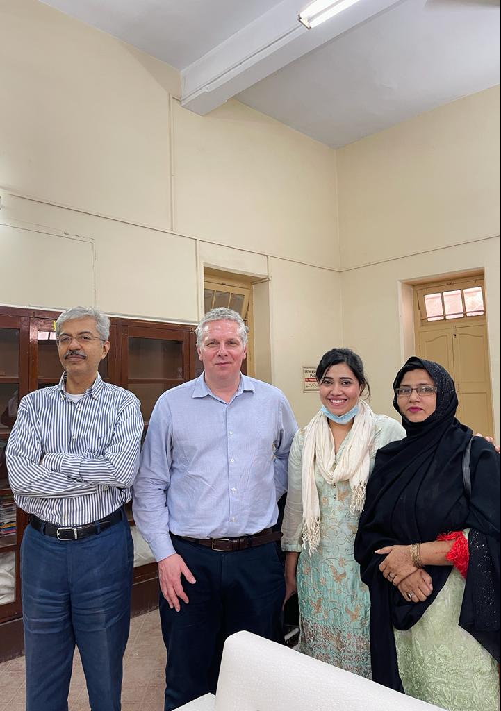 Such an incredible moment. I first met the amazing woman on the right 3 years ago when I visited an <a href="/britishasiantst/">British Asian Trust</a> women's training programme. She is now running her own successful business and says her life has been totally turned around.
I have the best job in the world.