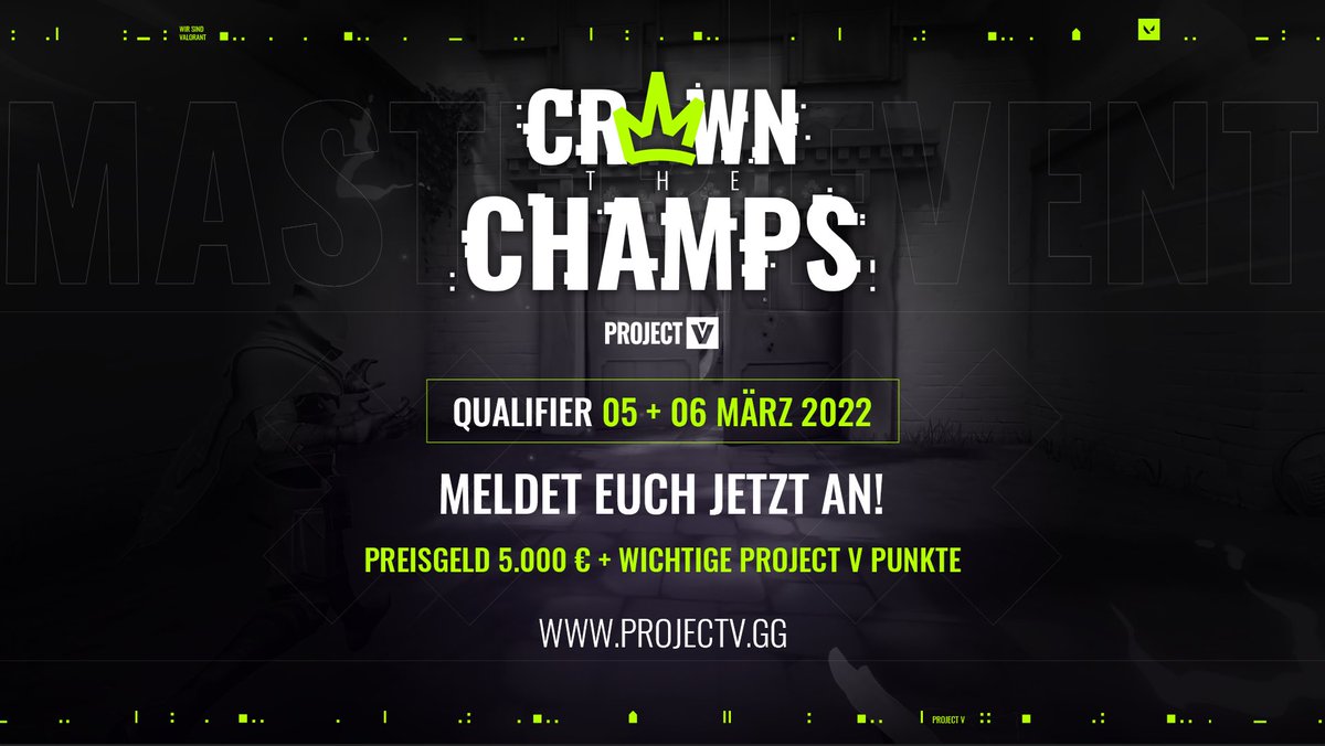 LETZTES MASTER EVENT DES SPLITS! 

Noch habt ihr Zeit euch anzumelden, denn um 16 Uhr geht es bereits los 🔥 

Also ab in die Anmeldung, damit ihr noch mehr Punkte für die Ladder sammelt UND 5.000 Euro gewinnen könnt 💪

📝 bit.ly/3IsnCHK