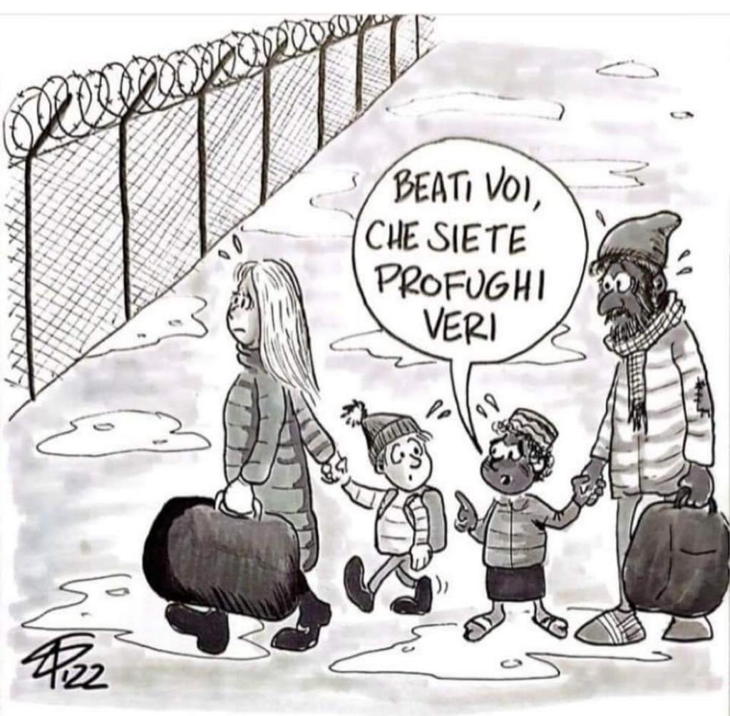 RescueMed's tweet photo. "Beati voi, che siete profughi veri"

#peace #nowar #stopwarinukraine🇺🇦 https://t.co/8DcI0ngcnQ