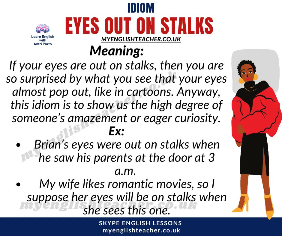 MyLinguaAcademy's tweet photo. Follow the link to learn 20 EYE idioms 👉 https://t.co/u0uRedyllO
#learnenglish #learnenglishonline #skypeenglishlessons #zoomenglishlessons https://t.co/2aeF2TnqlU